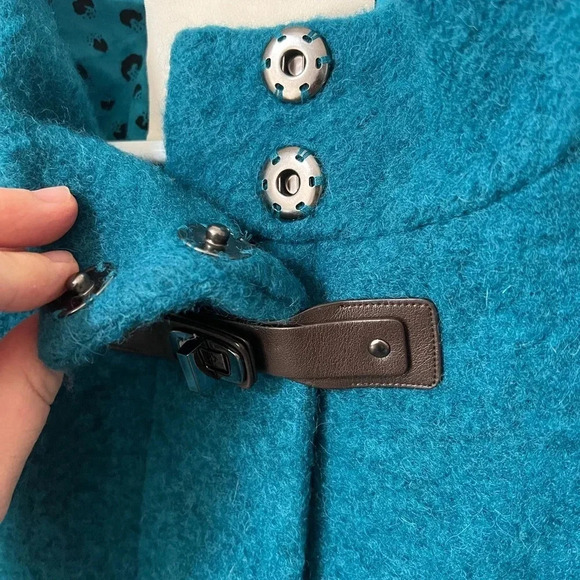 Leifsdottir Anthropologie Cerulean Wool Jacket - Picture 4 of 7